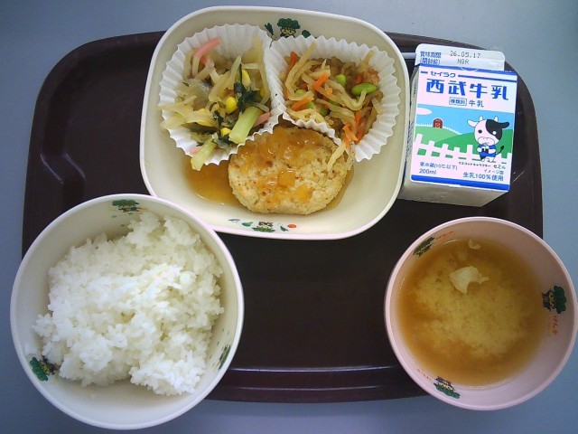 八潮市立潮止小学校 | 学校日記 | 5月7日（木）本日の給食