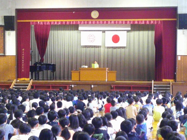 代表者の作文発表