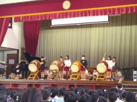 和太鼓クラブの発表