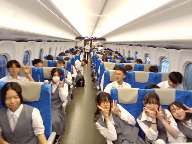 新幹線の中