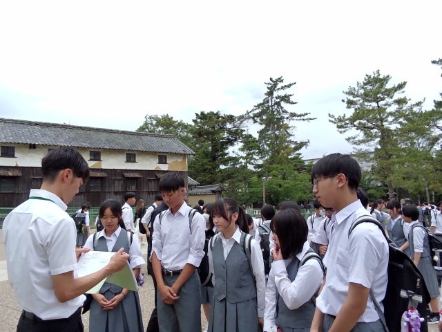 奈良班別行動のチェックポイント