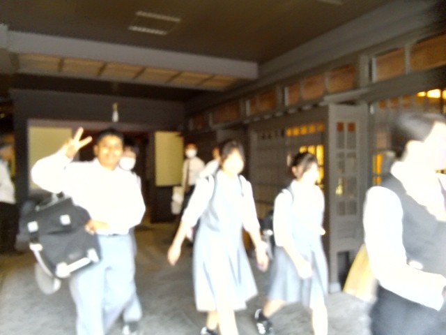 元気に行ってらっしゃい