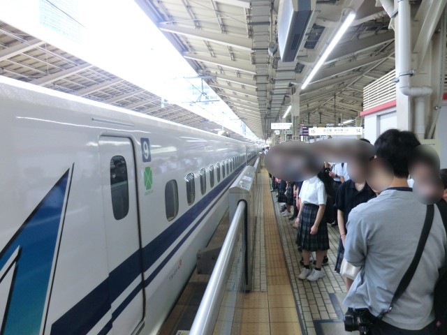 今日乗る新幹線はN700A