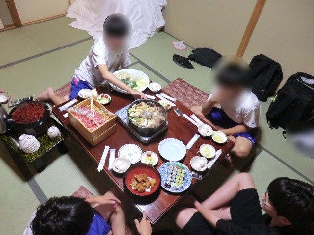 夕食はすき焼き！